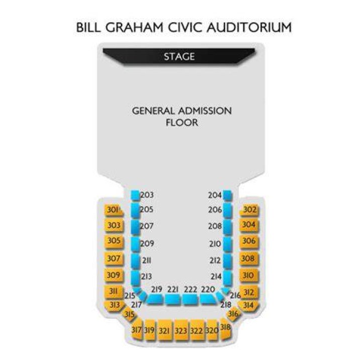 Bill Graham Civic Auditorium Seating Chart: Your Ultimate Guide