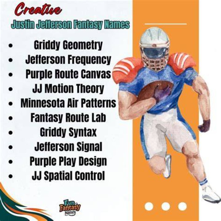 Creating Unique Fantasy Names for Justin Jefferson