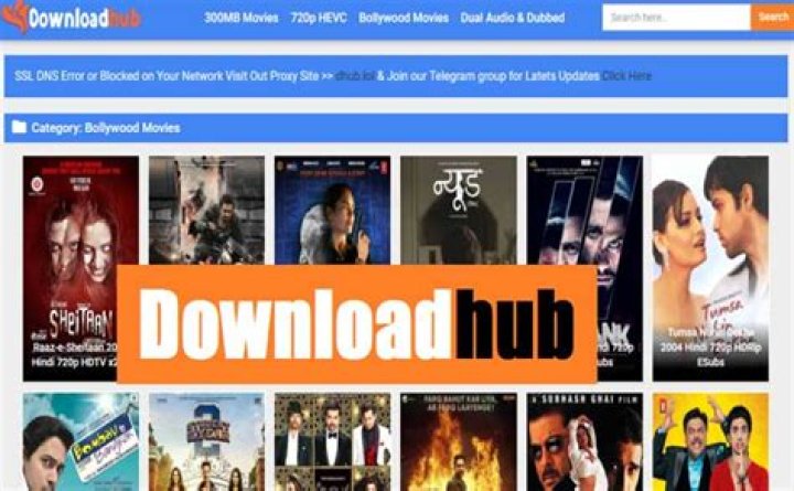 Discover the World of Movies and More at Downloadhub.black