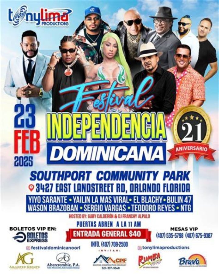 Experience the Vibrancy of Dominican Culture at the Dominican Festival Orlando 2024