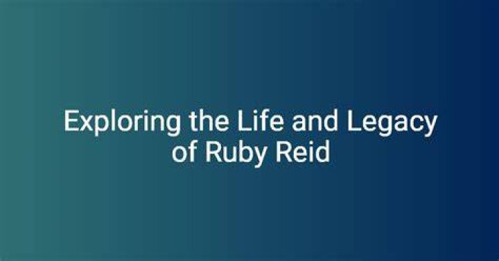 Exploring the Fascinating Life and Career of Ruby Reid