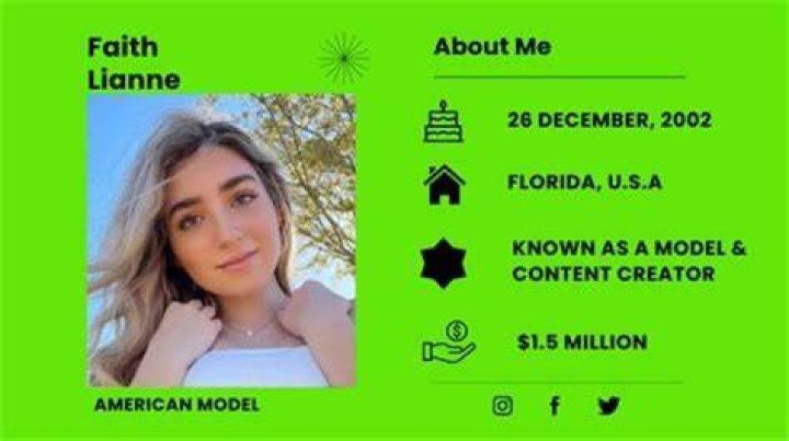 Faith Lianne: The Rising Star of Social Media and Entertainment