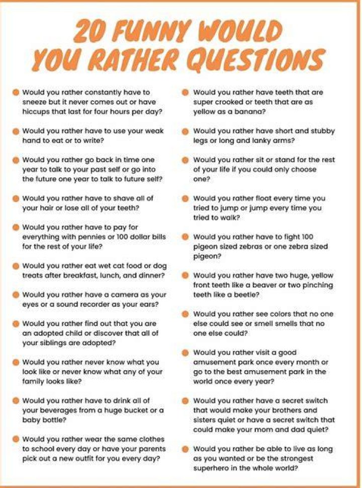 Hardest Would You Rather Questions: Challenge Your Friends!