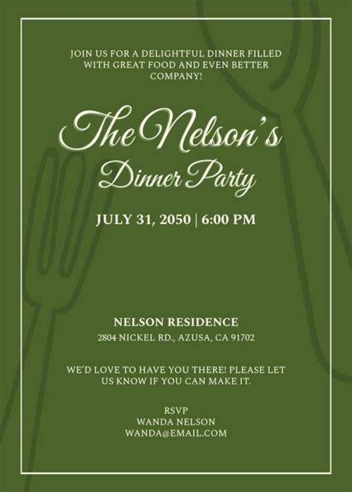 Invitation Wording for a Dinner Party: Crafting the Perfect Welcome