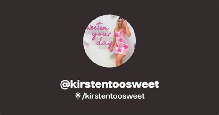 Kirsten Too Sweet: The OnlyFan Leak Controversy Explained