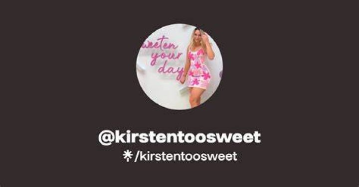 Kirsten Toosweet: Unveiling the OnlyFans Leaks
