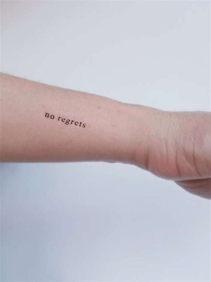 No Regrets Tattoo: A Guide to Embracing Permanent Art Without Regrets