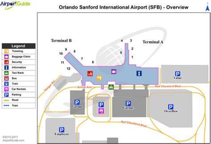 Orlando Sanford Airport Map: Your Ultimate Guide to Traveling Through SFB