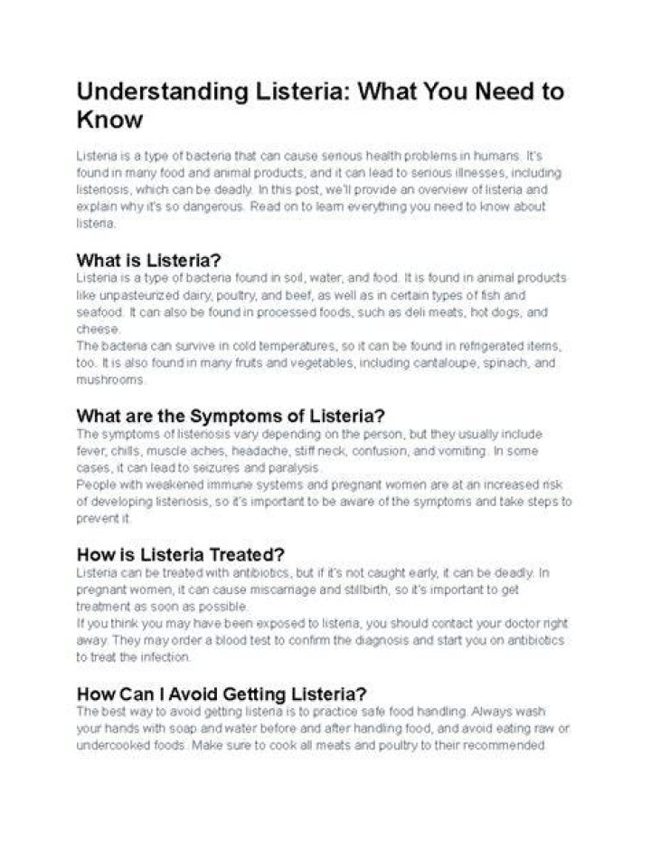 Understanding Listeria in Ramen: What You Need to Know