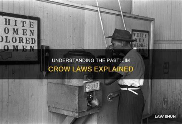 Understanding the Intent Behind Jim Crow Laws
