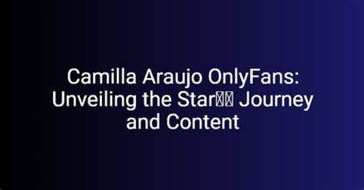 Unveiling the Allure of Camila OnlyFans: A Journey into Exclusive Content