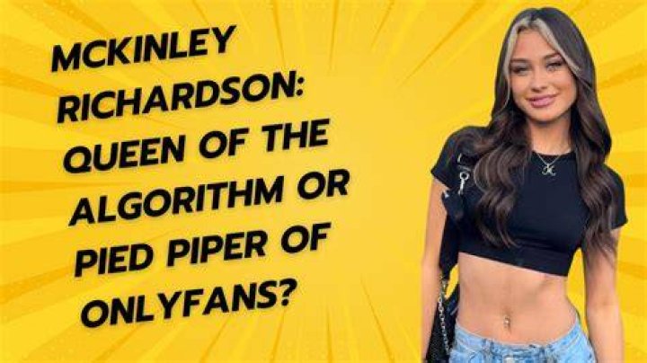 Unveiling the Allure of McKinley Richardson Only Fans