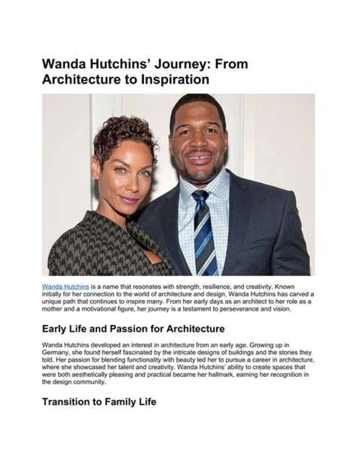 Unveiling the Life of Wanda Hutchins: A Journey Through Her Story