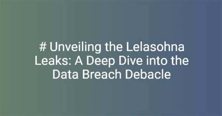 Unveiling the Mystery Behind laararose Leaks: A Deep Dive