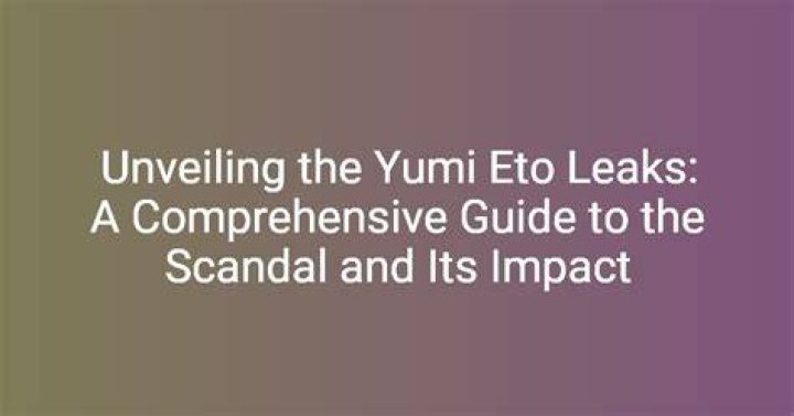 Unveiling the Mystery: Yumi Eto OnlyFan Leak