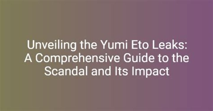 Unveiling the Secrets: Yumi Eto Only Fans Leaks and Beyond